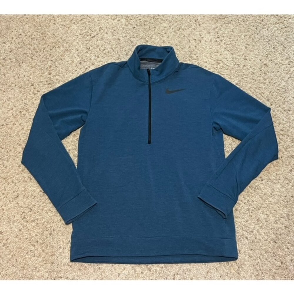 Nike Men’s Blue Quarter-Zip Sweatshirt